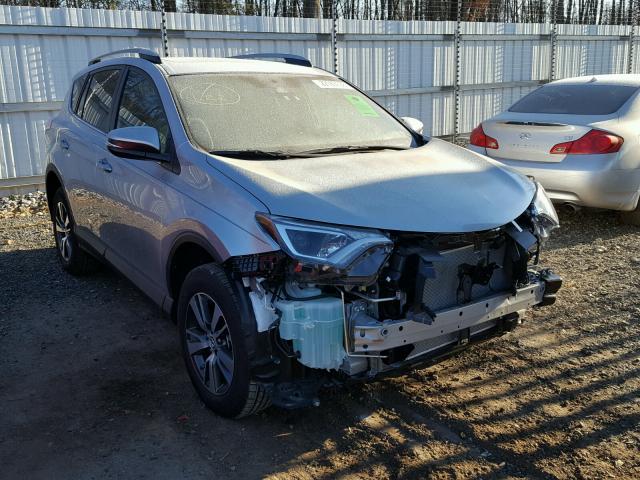 2T3WFREV0HW358658 - 2017 TOYOTA RAV4 XLE SILVER photo 1