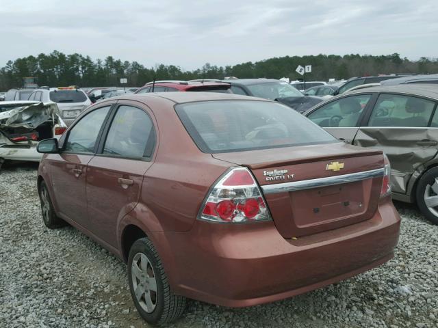 KL1TD5DE6BB243881 - 2011 CHEVROLET AVEO LS GOLD photo 3