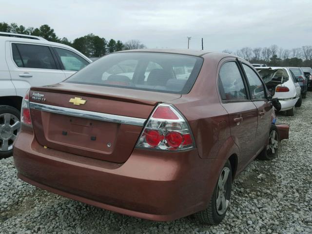 KL1TD5DE6BB243881 - 2011 CHEVROLET AVEO LS GOLD photo 4