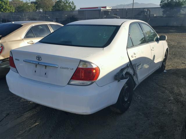 4T1BE32K56U747875 - 2006 TOYOTA CAMRY LE WHITE photo 4