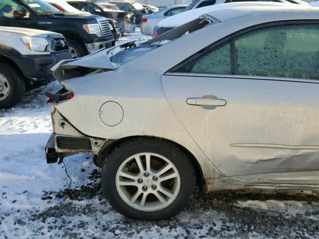 1G2ZG528X54167313 - 2005 PONTIAC G6 SILVER photo 10