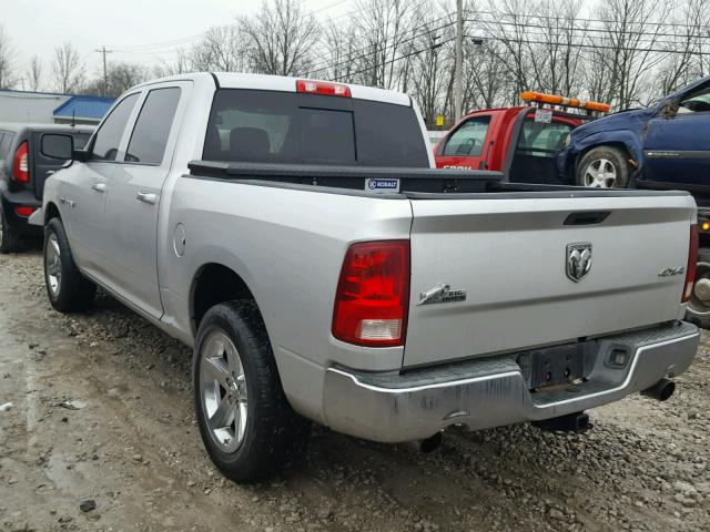 1D3HV13TX9S791386 - 2009 DODGE RAM 1500 SILVER photo 3