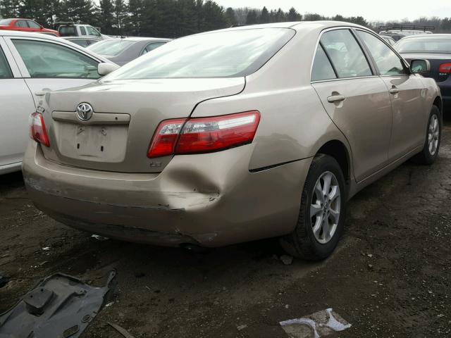 4T1BE46K59U801664 - 2009 TOYOTA CAMRY BASE BEIGE photo 4