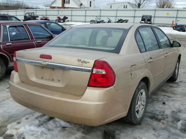 1G1ZS58F47F228140 - 2007 CHEVROLET MALIBU LS GOLD photo 4