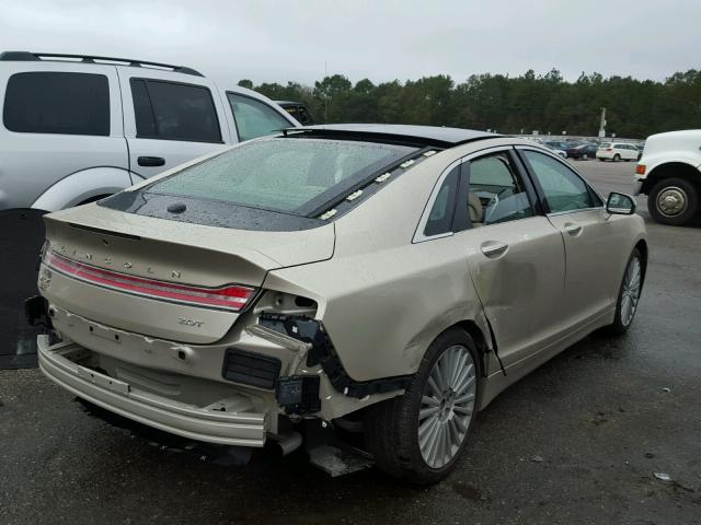 3LN6L5E94HR622081 - 2017 LINCOLN MKZ RESERV GOLD photo 4