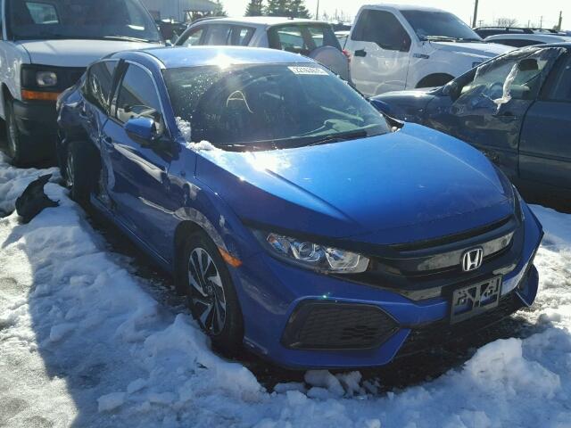 SHHFK7H23HU302493 - 2017 HONDA CIVIC LX BLUE photo 1