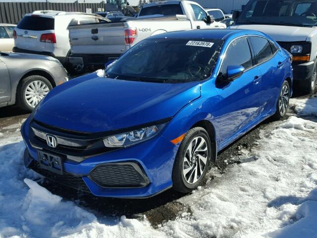 SHHFK7H23HU302493 - 2017 HONDA CIVIC LX BLUE photo 2