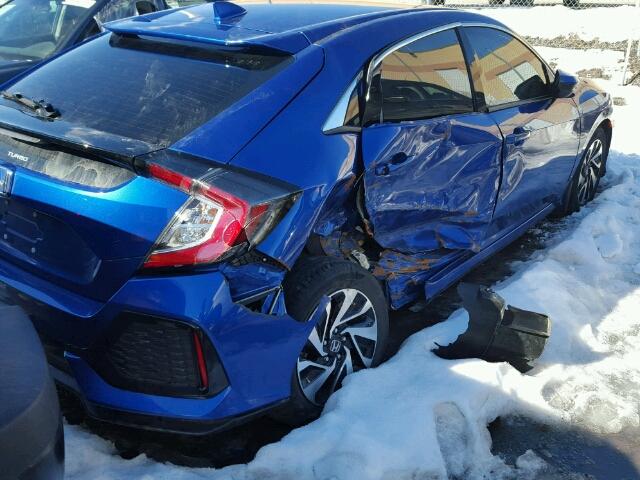 SHHFK7H23HU302493 - 2017 HONDA CIVIC LX BLUE photo 4