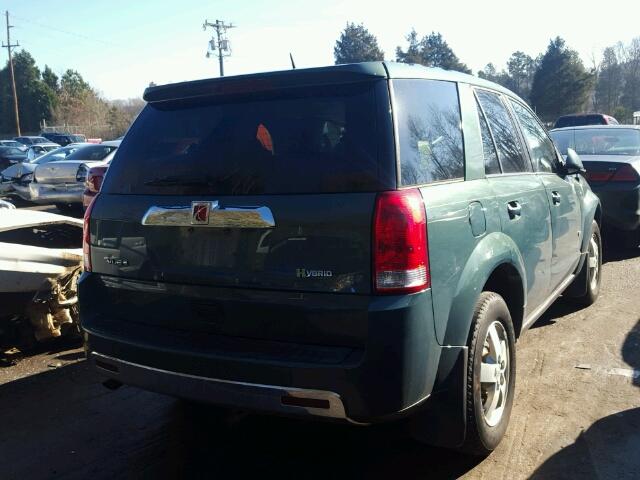 5GZCZ33Z37S875388 - 2007 SATURN VUE HYBRID GREEN photo 4