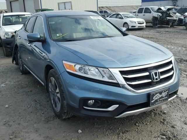 5J6TF1H52DL002705 - 2013 HONDA CROSSTOUR ტურკოუსი ფოტო 1