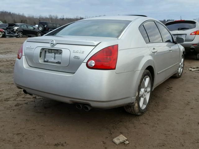 1N4BA41E56C865227 - 2006 NISSAN MAXIMA SE SILVER photo 4