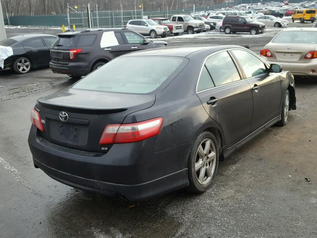 4T1BE46K59U830047 - 2009 TOYOTA CAMRY BASE BLACK photo 4