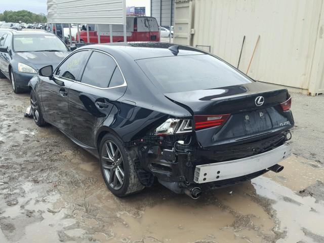 JTHBF1D22E5037441 - 2014 LEXUS IS 250 BLACK photo 3