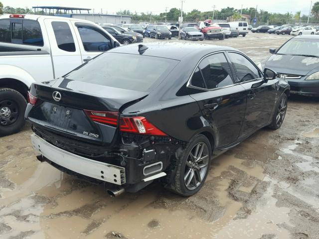 JTHBF1D22E5037441 - 2014 LEXUS IS 250 BLACK photo 4