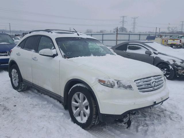 JNRAS08W65X216621 - 2005 INFINITI FX35 WHITE photo 1