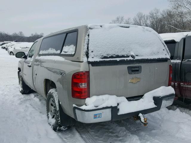 1GCEK14C37Z527112 - 2007 CHEVROLET SILVERADO SILVER photo 3