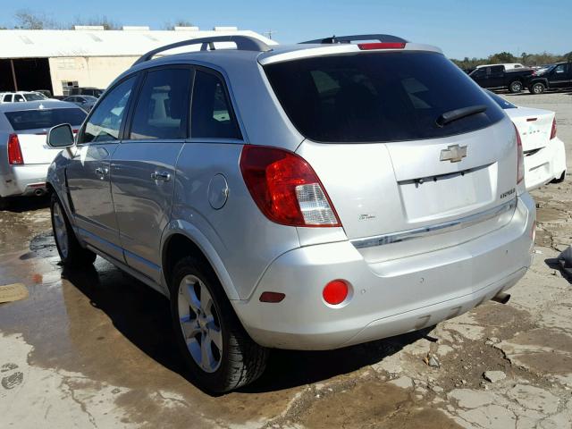 3GNAL4EK2ES548747 - 2014 CHEVROLET CAPTIVA LT SILVER photo 3