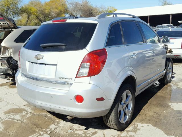 3GNAL4EK2ES548747 - 2014 CHEVROLET CAPTIVA LT SILVER photo 4