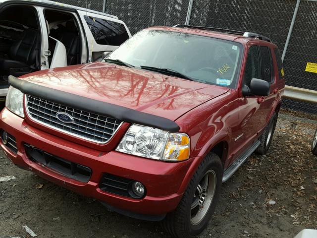 1FMDU75W74UA67765 - 2004 FORD EXPLORER L RED photo 2