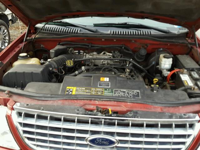 1FMDU75W74UA67765 - 2004 FORD EXPLORER L RED photo 7