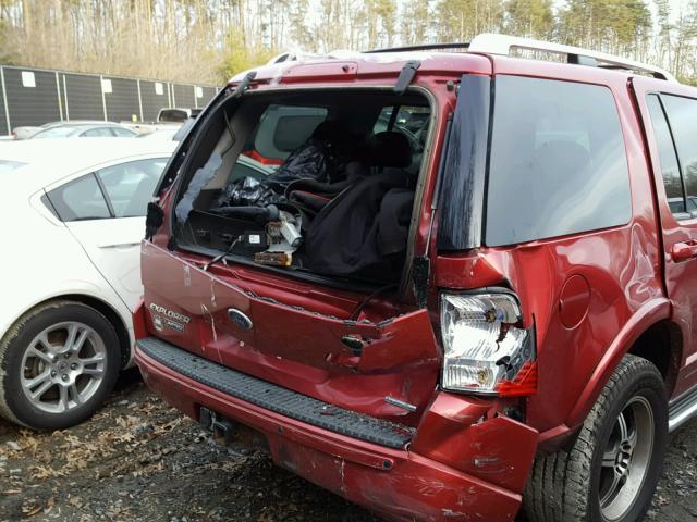 1FMDU75W74UA67765 - 2004 FORD EXPLORER L RED photo 9