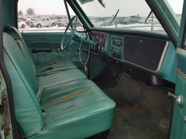 CE247Z140078 - 1967 CHEVROLET CUSTOM GREEN photo 5