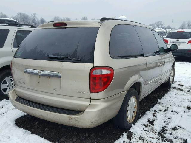 2C4GP54L53R352108 - 2003 CHRYSLER TOWN & COU GOLD photo 4