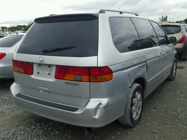 5FNRL18643B067980 - 2003 HONDA ODYSSEY EX SILVER photo 4