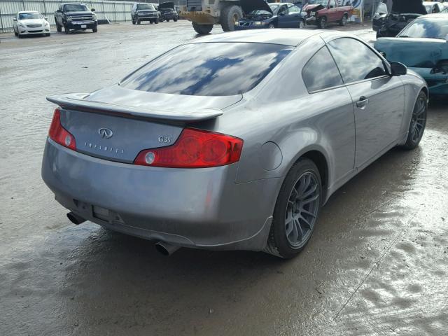 JNKCV54E95M406052 - 2005 INFINITI G35 GRAY photo 4