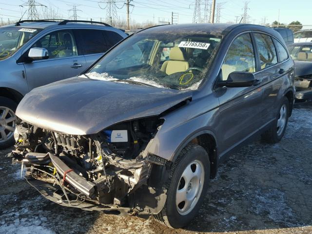 5J6RE4H35BL035885 - 2011 HONDA CR-V LX GRAY photo 2