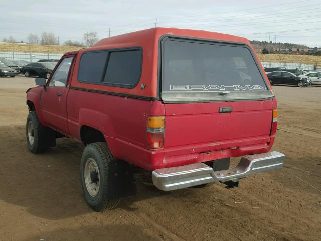 JT4RN63R8G0082947 - 1986 TOYOTA PICKUP RN6 RED photo 3