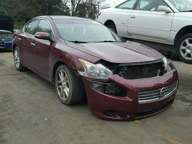 1N4AA51EX9C824291 - 2009 NISSAN MAXIMA S BURGUNDY photo 1