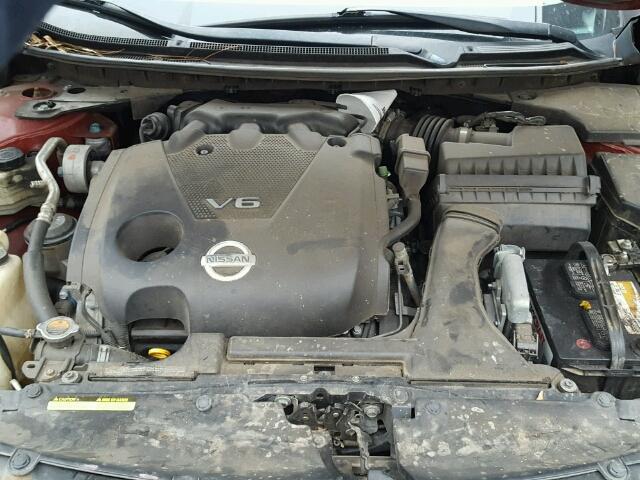 1N4AA51EX9C824291 - 2009 NISSAN MAXIMA S BURGUNDY photo 7