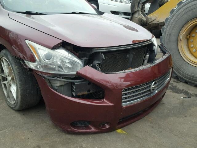 1N4AA51EX9C824291 - 2009 NISSAN MAXIMA S BURGUNDY photo 9