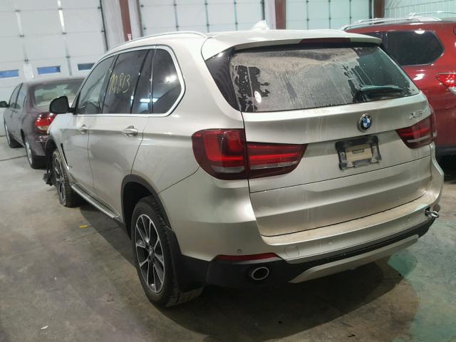 5UXKS4C59E0J97371 - 2014 BMW X5 XDRIVE3 GOLD photo 3