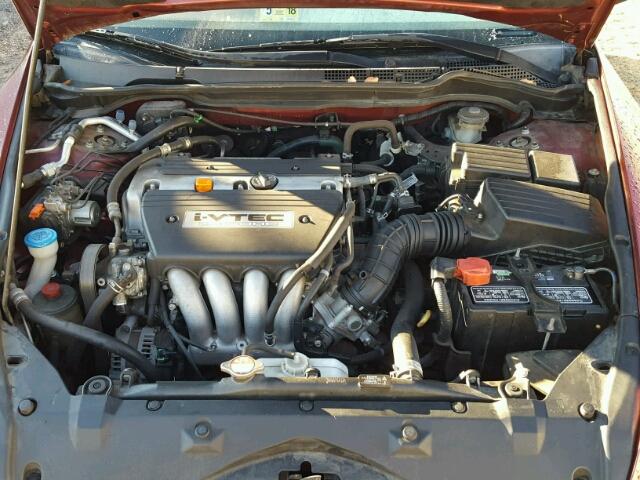 1HGCM56876A140997 - 2006 HONDA ACCORD EX RED photo 7