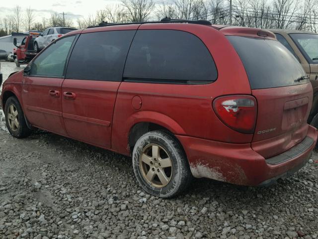 2D4GP44L25R173766 - 2005 DODGE GRAND CARA RED photo 3