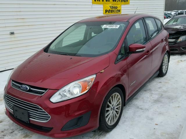 1FADP5AU5FL101897 - 2015 FORD C-MAX SE RED photo 2