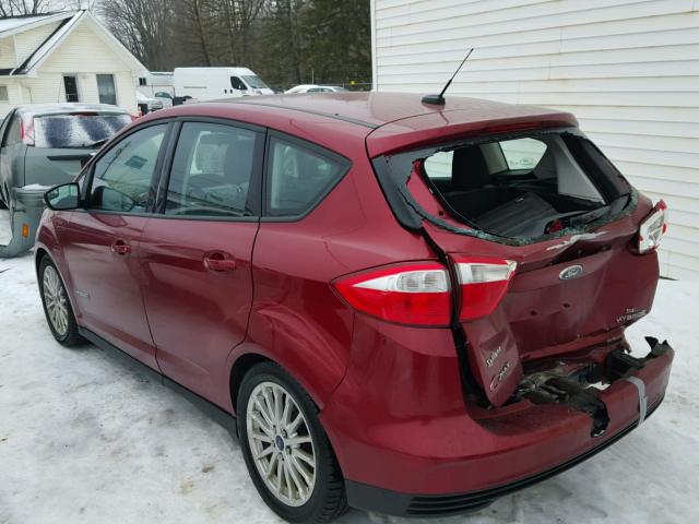 1FADP5AU5FL101897 - 2015 FORD C-MAX SE RED photo 3