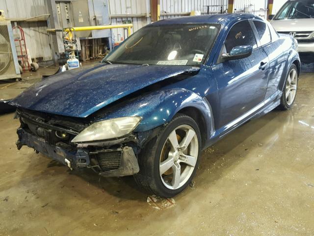 JM1FE173X60206744 - 2006 MAZDA RX8 BLUE photo 2