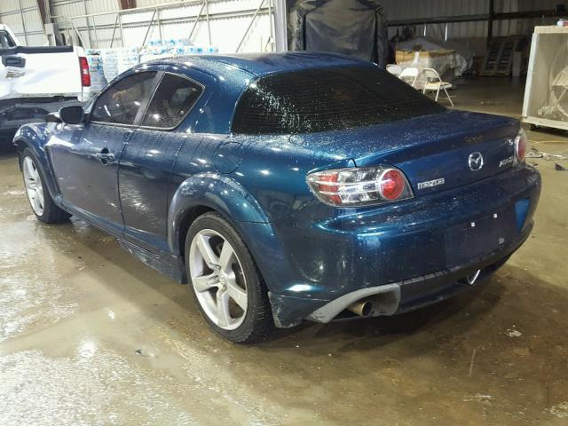 JM1FE173X60206744 - 2006 MAZDA RX8 BLUE photo 3