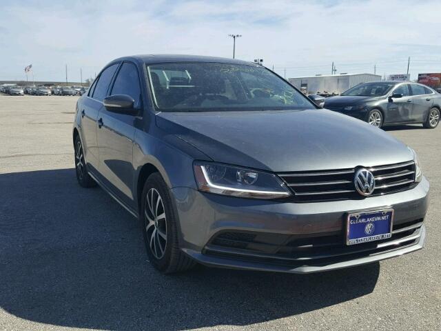 3VWDB7AJ6HM357541 - 2017 VOLKSWAGEN JETTA SE GRAY photo 1