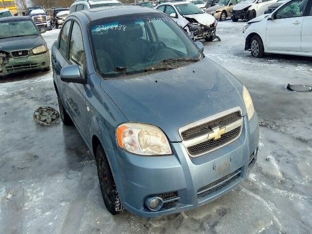 KL1TG55697B189059 - 2007 CHEVROLET AVEO LT BLUE photo 1