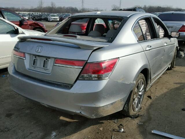 1HGCP2F89BA151922 - 2011 HONDA ACCORD EXL SILVER photo 4