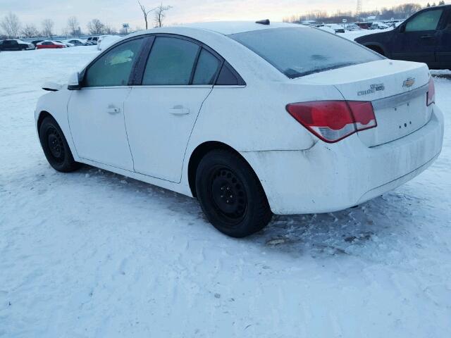 1G1PG5S90B7161387 - 2011 CHEVROLET CRUZE LT WHITE photo 3