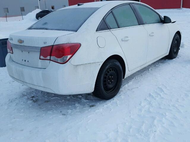 1G1PG5S90B7161387 - 2011 CHEVROLET CRUZE LT WHITE photo 4