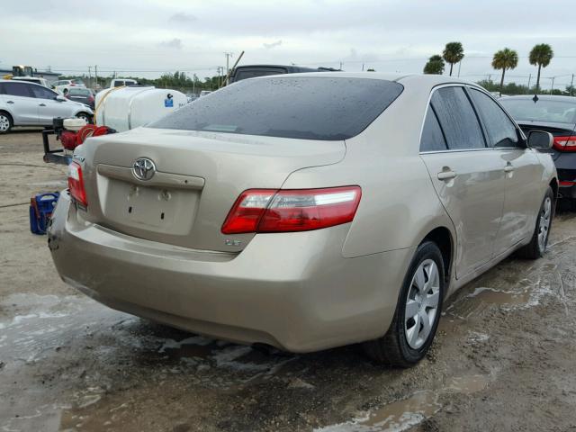 4T1BE46K88U213711 - 2008 TOYOTA CAMRY CE BEIGE photo 4