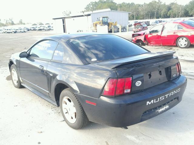 1FAFP4042YF168401 - 2000 FORD MUSTANG BLACK photo 3