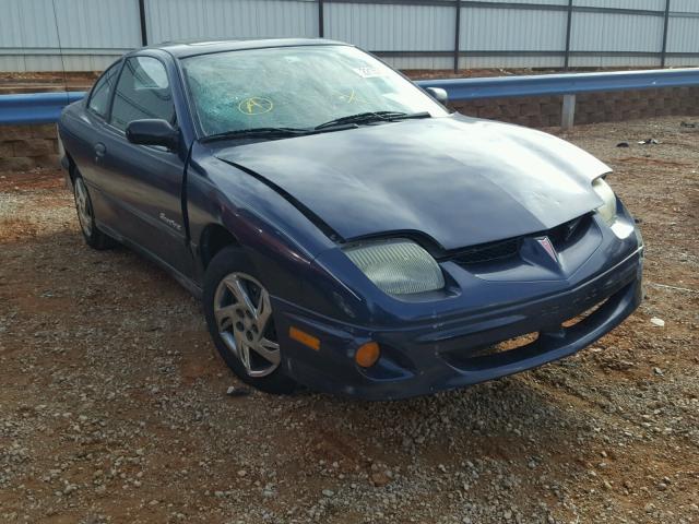 1G2JB124327161266 - 2002 PONTIAC SUNFIRE SE BLUE photo 1