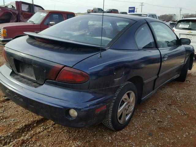 1G2JB124327161266 - 2002 PONTIAC SUNFIRE SE BLUE photo 4